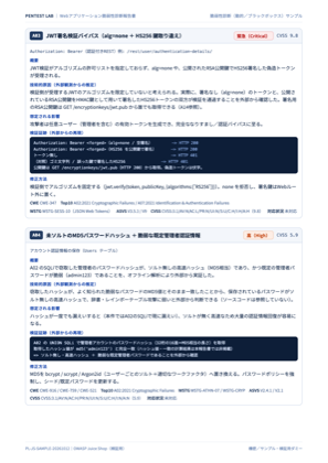 8ページ目サムネイル：脆弱性の詳細（A03・A04）